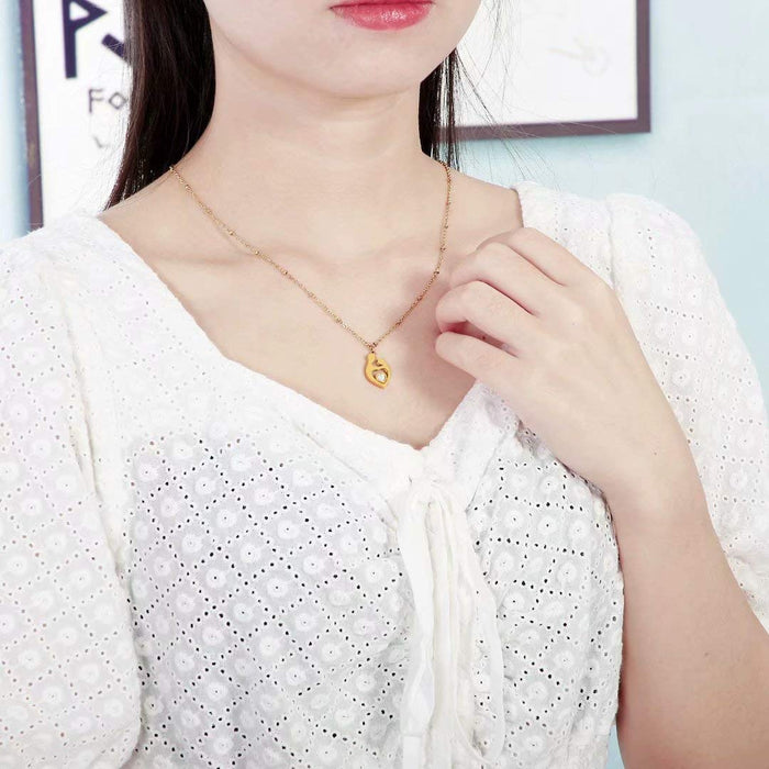 Presentski Mom Necklace Gifts for Mom Wife from Daughter Husband