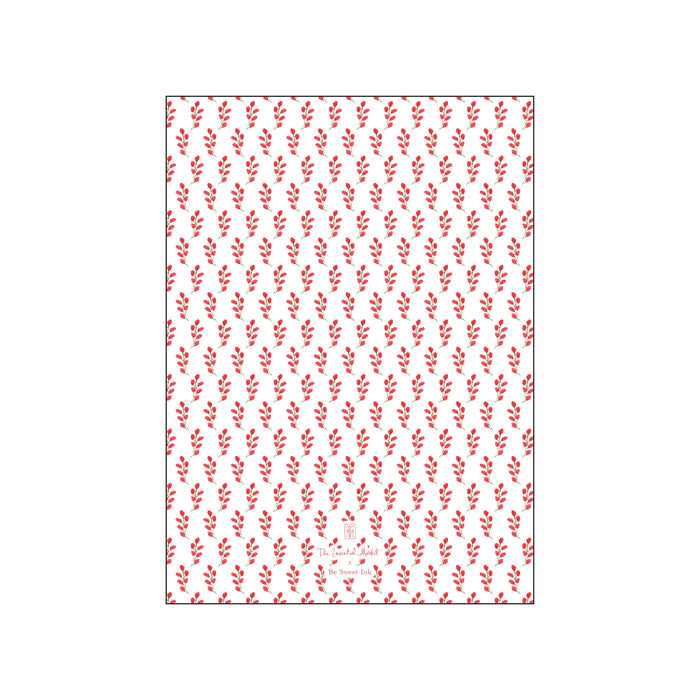 red berry frame | holiday card | be sweet ink
