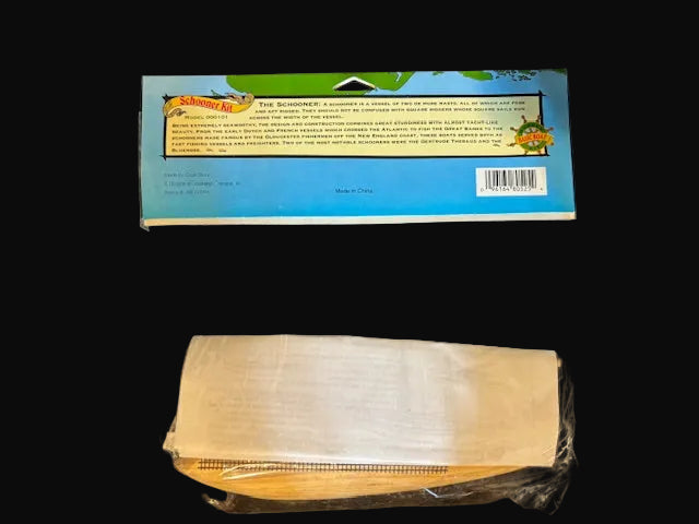 Schooner Basic Wooden Boat Kit – Easy Craft Model – Ages 10–100 - Annapolis Maritime Antiques