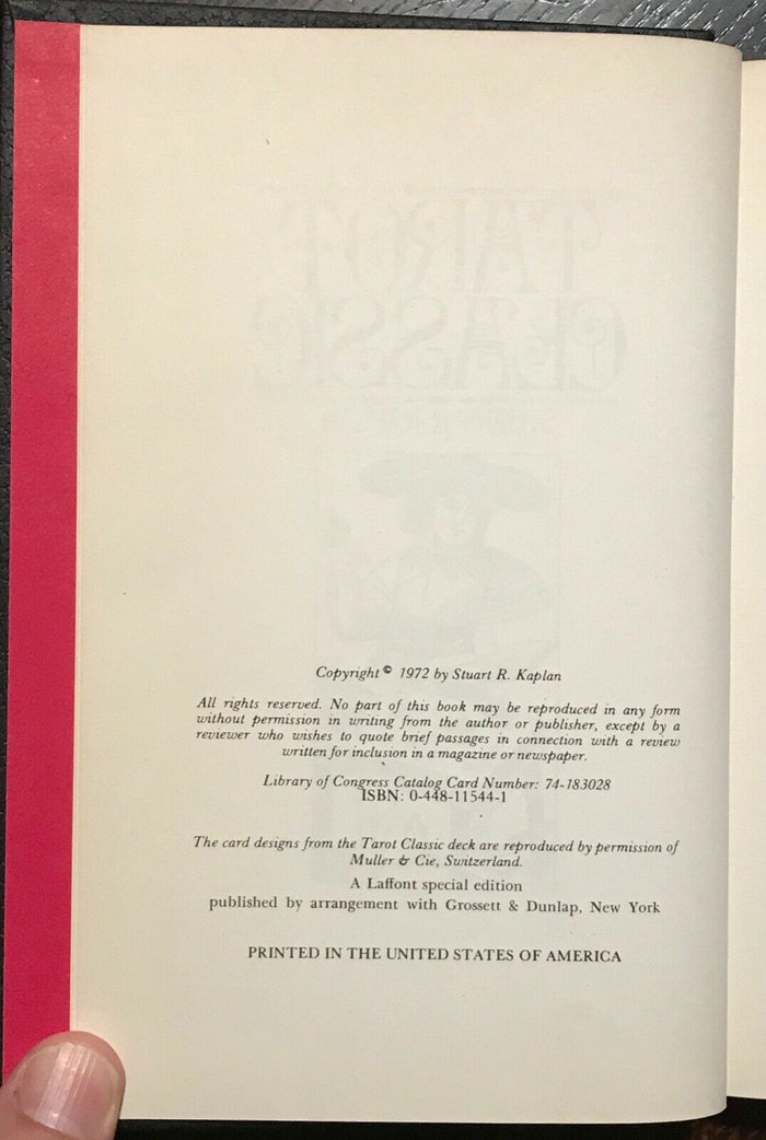 TAROT CLASSIC - Stuart Kaplan, 1972 - MAGICK TAROT CARDS DIVINATION READINGS