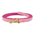 PINK-GINGHAM-DOG-LEASH-SMALL-BREED-TEACUP