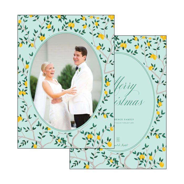 the lemon garden | holiday card | flat print