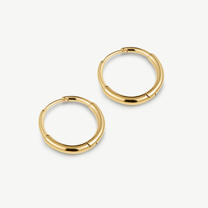 Tiered Gold Hoops