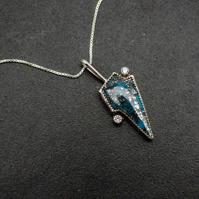 Turquoise Bolt Pendant