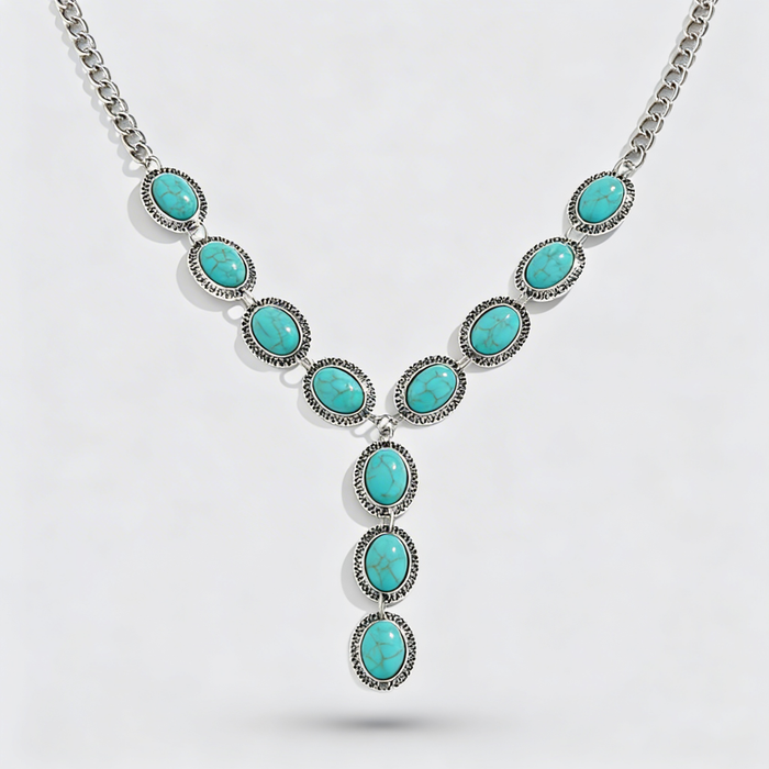 Turquoise Fall Necklace