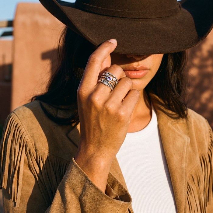 Violet Dusk Ring