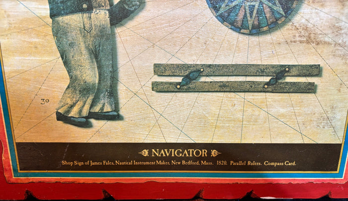 Wall Plaque – “Navigator” – James Fales Shop Sign, 1820