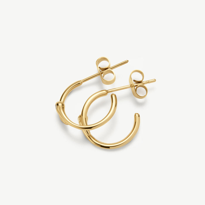 Wave Mini Hoops