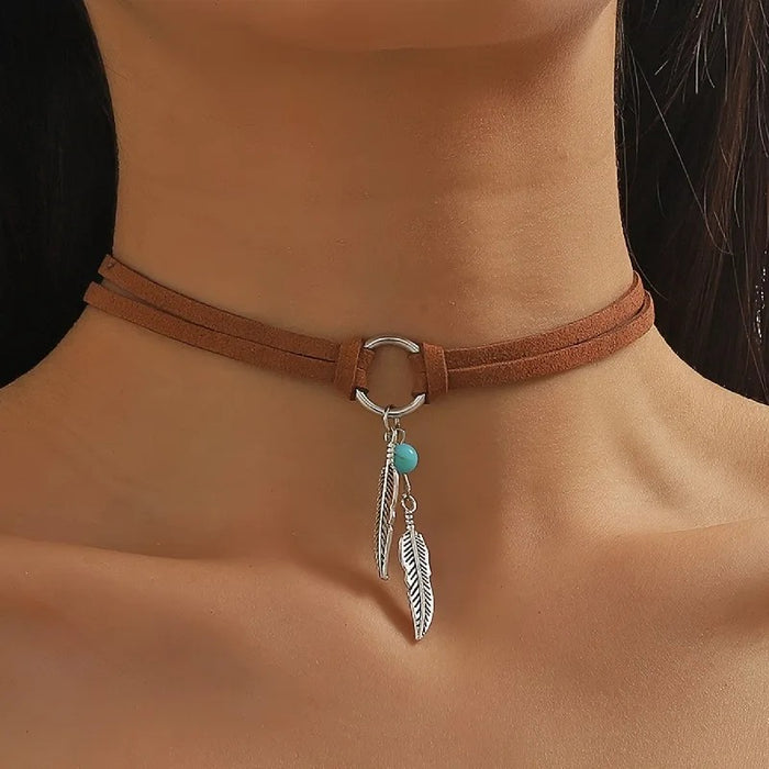 Wild Feather Necklace