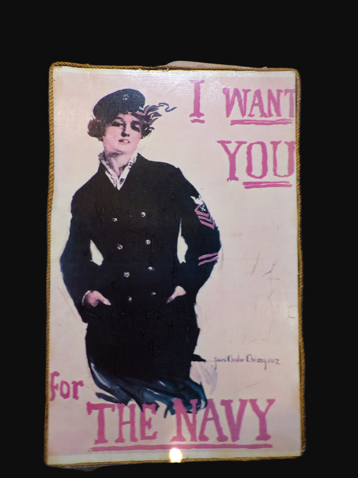 WWI U.S. Navy Recruitment Poster Reproduction – “I Want You for the Navy” – Howard Chandler Christy - Annapolis Maritime Antiques